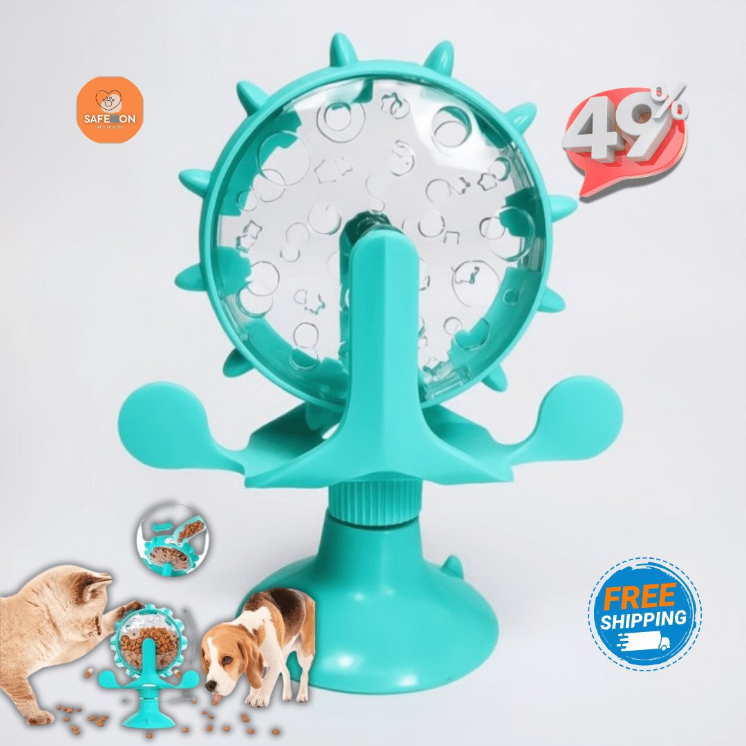 Today! 49% Off + Free Shipping | Interactive Ferris Spinner Food | PetToy™ - safeison.com