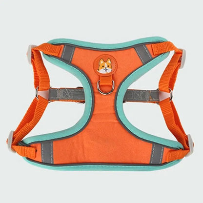 FlexGuard™ Suede Harness – Adjustable & Reflective - safeison.com