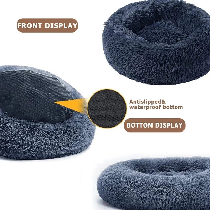 Comfort Cloud® | Round Pet Bed + Free Gift 🎁 - safeison.com