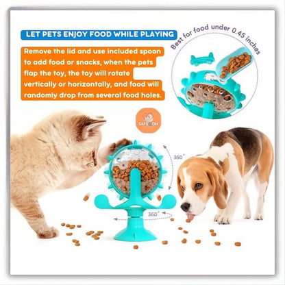 Ferris Spinner PetToy® | The best interactive food toy for small dogs and cats! - safeison.com