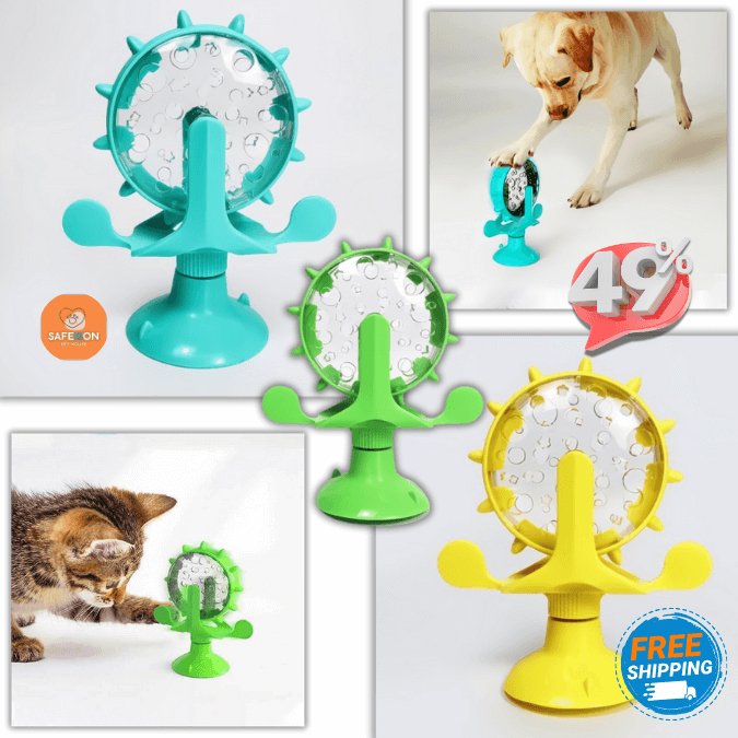 Today! 49% Off + Free Shipping | Interactive Ferris Spinner Food | PetToy™ - safeison.com