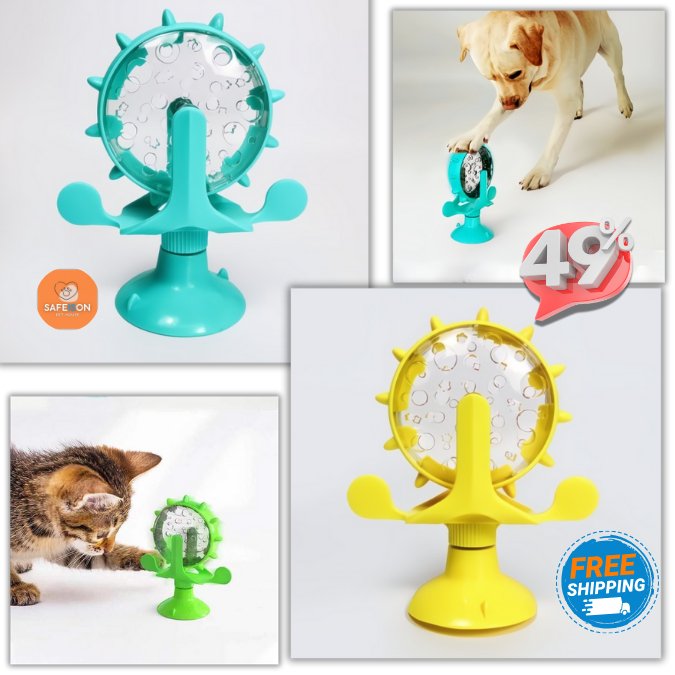 Today! 49% Off + Free Shipping | Interactive Ferris Spinner Food | PetToy™ - safeison.com