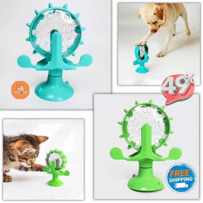 Today! 49% Off + Free Shipping | Interactive Ferris Spinner Food | PetToy™ - safeison.com