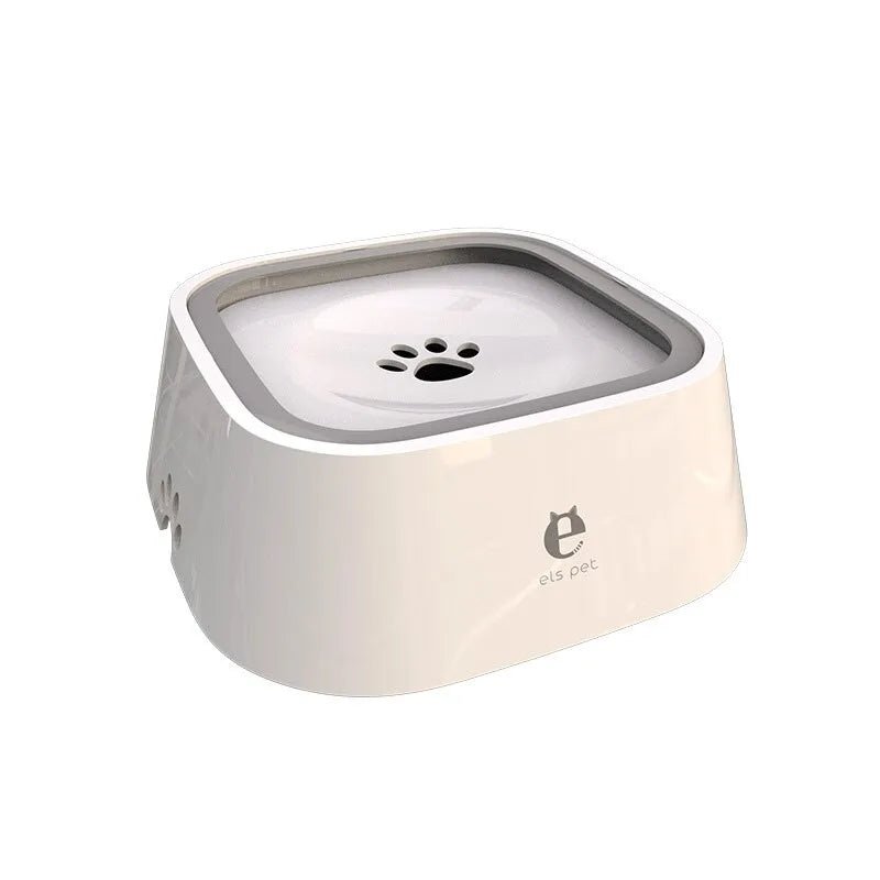 1.5L Pet Drinking Water Bowls Floating Non-Wetting Mouth Cat Slow Anti-Overflow Water Feeding Dispenser Large Capacity - safeison.com