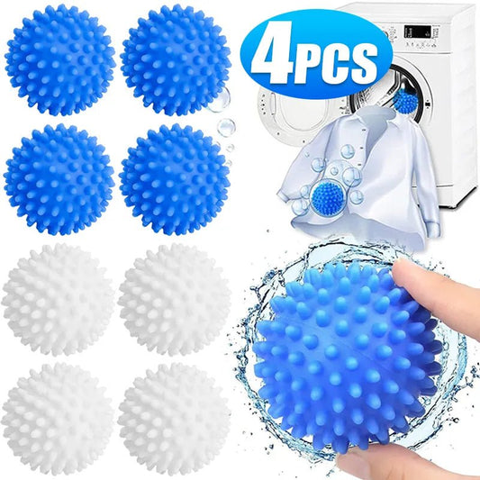 The Cleaning Ball: Magic Laundry Balls Anti-Winding Reusable Drying Ball Pet Hair Remover for Household Clothes Washing Machine Cleaning Balls Tool