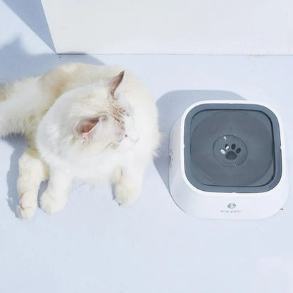 1.5L Pet Drinking Water Bowls Floating Non-Wetting Mouth Cat Slow Anti-Overflow Water Feeding Dispenser Large Capacity - safeison.com